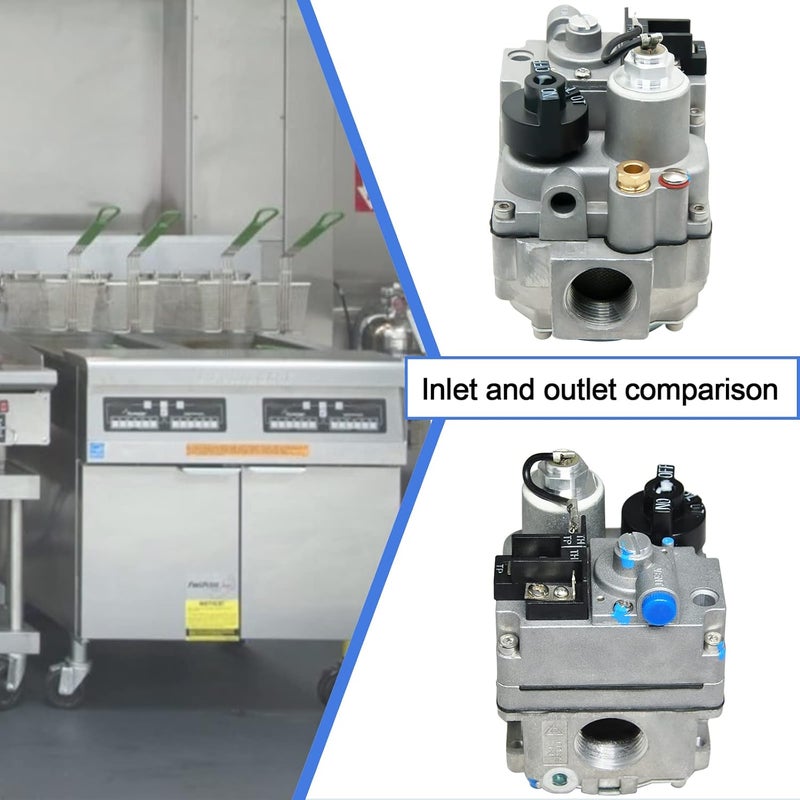 DEEKOOL 700-506 Gas Valve, Fast Opening, 200000 BTU/H, Combination Gas Valve, Inlet Filtered Screen, Pilot Outlet 1/4” Tubing, Standard NEMA Terminals, Widely Used in Natural Gas - Image 5